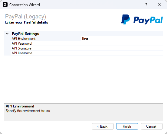 PayPal Connection