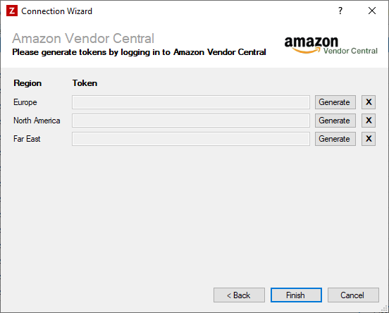 Amazon Vendor Central Connection