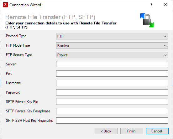 File Transfer Connection