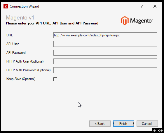 Resetting Keep Alive Option on Magento Connection