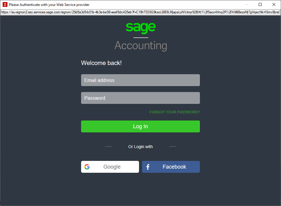 Sage Business Cloud Accounting Sign In