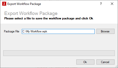 Export Workflow Package